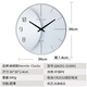 Hermle Clocks Hermle Clocks Living Room Modern Simple Fashion Creative Wall Watch Bedroom Clock QW201-310001