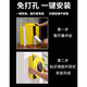 Wilkie Boxing Ziel Wand Ziel für Erwachsene Sandsack Sandsack Haushalte Box -Training Boxausrüstung Entlüftungsartifakt Wand Hanging Orange Wandziel + 2 Doppel -Boxhandschuhe [mit Klettverschluss]