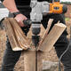 Firewood splitting artifact household rural electric firewood splitting machine firewood splitting electromechanical pickaxe wood splitting artifact 50mm electric hammer for splitting 5~30cm wood piles