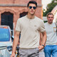 Mr. Bu’s trendy contrasting color baseball collar pure cotton T-shirt spring and summer soft breathable short-sleeved men’s AT12033 clearance Mixing 2XL (185)