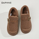 Daphne plus chaussures de haricot en molleton pour les femmes confort, un pied, chaussures en coton à la mode pour porter à l'extérieur 4623607172 Couleur de chameau 36