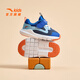 Anta Children's Sports Shoes Baby Shoes 2025 Primavera y verano Nuevo Velcro Aprendible Sofle suave Sobre fácil de plegar zapatos para niños pequeños Tinta clara Azul/pronto azul/Cristal fluorescente Verde-1 de 20 pies de longitud aproximadamente 12 cm