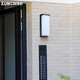 Zuncai entrance door wall lamp, outdoor waterproof villa door front lamp, courtyard exterior wall lamp, outdoor balcony terrace lamp, modern mains type/A type garden wall lamp, large 36W warm light