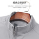 Shanshan (FIRS) Cadre Jacket Men's Stand Collar Jacket 2025 Autumn New Casual Business Commuting Dad Wear Executive Jacket 048 Gray 003 L (175)