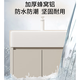 
MoGUANL ultra-narrow 30 mini small size bathroom cabinet space aluminum wash basin 40 small bathroom wash basin cabinet combination main cabinet + ceramic integrated basin 4837cm