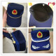 Huili's custom-made uniform hat fire training hat winter flame blue summer firefighter training hat rescue firefighting full-time hat 55