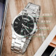 Casio (Casio) Herren Uhr Einfacher Männer Quartz Watch Black Disc Stahlgürtel MTP-1381D-1A