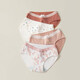 Red bean (Hodo) women's underwear antibacterial cotton crotch mid-waist lace cute girls' trousers toe women's briefs four sets 724 combination six 170