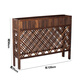 Garden Parkson Partition Rack Flower Flower Bot Casa de la cerca de la cerca Decoración del hotel Anticorrosión Estante de flores de madera Longitud de la madera de la madera 120 altura 90 ancho 25