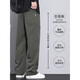 Charlotte casual pants men's work pants 2025 new men's autumn and winter American loose straight teenager multi-pocket pants 9856 Military Green L 105-125Jin[Jin equals 0.5 kg]