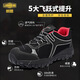 Langmeng Labour Protection Shoes Herren atmungsaktive Modekögelsicherheitsschuhe Anti-Schlupf-Arbeitsschuhe Anti-Smashing und Anti-Brain-resistenter Baustellen Schuhe Schwarz Mesh 42
