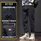 Guqian (Guqian) Jeans pour hommes Stretch Nine Point's Trend's Men's Style Summer Summer Light Color Slim Adting Pantal