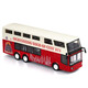 Double Eagle remote control bus toy large simulated double-decker sightseeing bus electric bus city bus model children's birthday gift Double Eagle remote control double-decker sightseeing bus