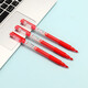 Baoke PC5008 Ju Nong Schreiben neutraler Stift rot 0,5 mm Büro lernen neutraler Stiftstift 10 Stück/Box