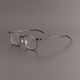 
Linde same 9711 pure titanium ultralight glasses for men's business fashion and casual can be equipped with anti-blue light and anti-fog myopia glasses, deep leopard print color, frame, 1.74 anti-blue light lens