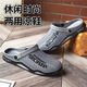 Neue Herrenlochschuhe atmungsaktive Strand-Männer Sandalen Dual-Purple-Paare dicker trendiger Außensandalen Sandalen Royal Blue (3881) 42