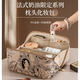 Yunya cosmetic bag travel portable large capacity high-end cosmetic storage bag waterproof ins high-end toiletry storage bag leather mocha brown