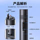 
Biyazi rechargeable red light pen Fiber tester light pen 30 km mW rotary switch display power with flashlight SC/FC/ST connector cold connector