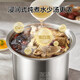 Série de soupe profonde Série électrique Cuideur à pression pour ménage 5 litres de grande capacité 0 revêtement non enduit de profondeur en acier inoxydable doublure intérieure un pot à double tube doublé intérieur cuit sur le dessus et un cocotte