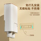 Disposable cup hanger double-tube cup picker paper cup holder water cup wall-mounted storage creative household rack dark green-double-tube about 80 paper cups 1 layer