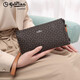 Jinlilai Clutch 2025 Nouveau sac à main à grande capacité à grande capacité Sac à main imprimé Sac à main Style de cadeau de la journée de la femme [Standard anglais 21 * 7 * 12cm]