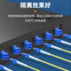 山泽(SAMZHE)光纤适配器 电信级LC-LC双工耦合器 LC接口法兰盘光纤配器延长对接头转接器GLL-22