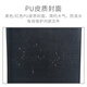 百利文合同夹子A4 红色PU皮 商务办公 签约夹 签字板夹 黑红色文件夹 仪式本 BL3881 长押夹款黑色