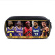 Basketball NBA large-capacity pencil bag junior high school students simple elementary school students pencil bag star Kobe pencil case creative trend multi-function boy zipper canvas pencil case children cool Lai Picture customization three-layer large-capacity canvas pencil bag - waterproof - scratch-proof - no color loss
