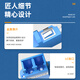 山泽(SAMZHE)光纤适配器 电信级LC-LC双工耦合器 LC接口法兰盘光纤配器延长对接头转接器GLL-22
