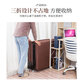 Ou Runzhe folding bed widened 75cm thickened sponge Multi-stage backrest adjustment triple folding single nap bed Coffee color