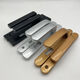 Puente roto 8525/9230 Puerta de pantalla Double Aluminio Aloy Black White Gold Silver COMPLETO SET MANDILLA DE CLACA DE PUERTA ALTA Y BAJA 8520 Punto único 60 mm-80 mm con llave