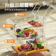 Xinge Shopping Cart Toy Children's Play House Storage Simulation Fun Trolley Toddler Simulation Supermarket Kitchen Shopping Vegetables and Fruits Large 26-piece Set 3-4 Years Old Girl Birthday Gift Red