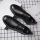 Lwok nuevo producto zapatos de cuero casual para hombres de moda de moda
