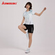 Kawasaki Kawasaki Badminton Uniforme for Women Professional Sports V-Neck Sleeves courts + shorts Suit B2813 Matcha Green 3xl