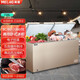 Meiling (Celerativo) Freezer comercial Gran capacidad Freezer horizontal congelador completo Gran capacidad Freeer Full Temper Temperatura Congelador Congelador Supermercado Mercado de vegetales Mercado de vegetales Grandes 738 litros Nivel de control electrónico de enfriamiento profundo 2 BC/BD-738DTE