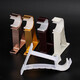 Xinfeiyu top-mounted side-mounted single-rod curtain rod Roman rod accessories bracket seat base shelf bracket rod bracket hook accessories ordinary white single bracket
