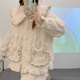 
Catman (MiiOW) Princess Style Pajamas for Women in Winter Plush Doll Collar Coral Velvet Thickened Heat-Reserving Flannel Home Clothing Set Outdoor Wear 6630 L 100-120Jin [Jin equals 0.5 kg]