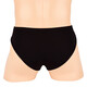 Men's sexy underwear, men's no-take-off thong, adult crotchless briefs, revealing balls, low-waisted, white