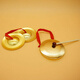 
Copper cymbals three sentences and half props children's toys percussion instruments grab Zhoushou Gong imitates copper small gong + small cymbal