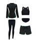 KEBO wetsuit conservative swimsuit Korean style new men's and women's zipper long-sleeved swimming quick-drying couple jellyfish suit snorkeling suit men's XL
