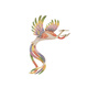 SNQP [Официальное качество] 2025 Новый Swarovski Craft Brooch Phoenix РАЗРЕЖДЕННЫЙ СВАРОВСКИ