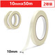 DSB textured paper tape 10mm*50m 2-roll package Decoration shielding belt traceless sticker Art student special edge drawing sketch beautiful seam glue spray paint seal box color separation MK-1050