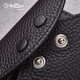 Jinlilai key bag for men and women key bag genuine mini multi-function keychain for delivery to others simple and small new style black