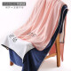 Yimingjie soft water-absorbent and quick-drying large bath towel, elegant and simple bath towel wrap 70*140cm blue