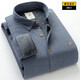 Colombass Winter Plus Velvet Engrosada camisa tibia Camisa a cuadros de manga larga de hombres