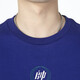 Adidas short-sleeved men's clothing 2025 summer new sports loose comfortable breathable casual round neck half-sleeved shirt top T-shirt HE9922 purple (pure cotton) 2XL