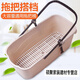 Xiaodeng mop pool thickened plastic mop pool household simple wash mop mop pool with under drainage HFH medium size - single barrel (khaki color)