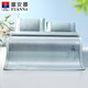 Fuanna Cool Mat Light luxury breathable ice silk mat Summer cool jacquard mat Foldable mat 450D thick ice silk + 3D breathable large hole mesh - green 180*200cm 1 mat 2 pillowcase
