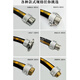 
Aluminum alloy hoop EN14420-3 snap-fitting tower joint shield machine copper head aluminum horse clamp two-half buckle tube clamp DN251 inch aluminum tube clamp DN25*6