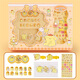 Anby -Familien (Anby -Familien) Kinder gefrorener Sophia Nail Patch Girl spielen Hausspielzeug Dressing Girls können keine verdammte Rüstung [Pudding Hund] Nagelfleckset reißen